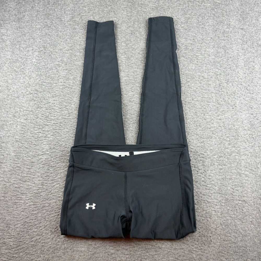 Under Armour Leggings Women's Small Black ColdGear Compression Athletic